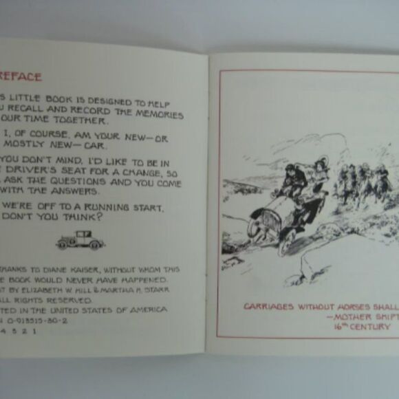 MY CAR Life Times With Vintage Cards Notes History Book Scrapbook Album - Picture 3 of 4